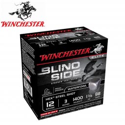 Winchester Blind Side 12 Gauge 3" 1-3/8oz. BB Shot, 25 Round Box