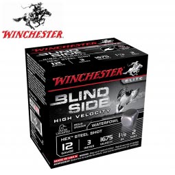 Winchester Blind Side HV 12 Gauge 3" 1-1/8oz. #2 Shot, 25 Round Box