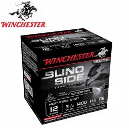 Winchester Blind Side 12 Gauge 3.5" 1-5/8oz. BB Shot, 25 Round Box