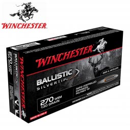 Winchester Ballistic Silvertip 270 WSM 130gr Ammunition, 20 Round Box