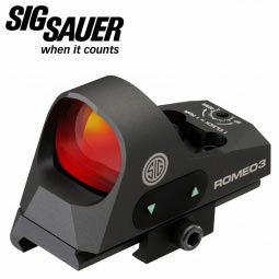 Sig Sauer Romeo3 Reflex Sight, 1X25MM with Riser