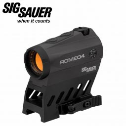 Sig Sauer Romeo4B 1x20 Red Dot Sight with Low Profile Torx Mount or Absolute Co-Witness QD Riser