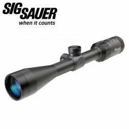 Sig Sauer Whiskey3 Scope 3-9X40MM, 1" Tube Dia., Quadplex Reticle