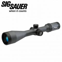 Sig Sauer Whiskey5 Scope 3-15X52MM, 30mm Tube Dia., Quadplex Illuminated Reticle