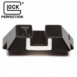 Glock Sight Steel 6.5mm Rear, Metal, Fits All Models (Gen3, Gen4, MOS - Excludes G42 & G43)