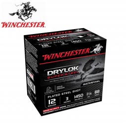 Winchester Drylok Super Steel HV 12 Gauge 3" 1-1/4oz. BB Shot, 25 Round Box