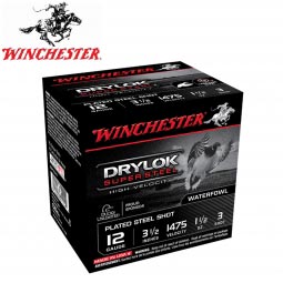 Winchester Drylok Super Steel HV 12 Gauge 3.5" 1-1/2oz. #3 Shot, 25 Round Box