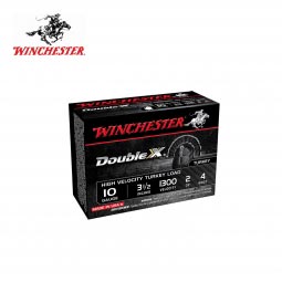 Winchester Double X Turkey 10Ga. #4 Shot 2oz. 10 Round Box