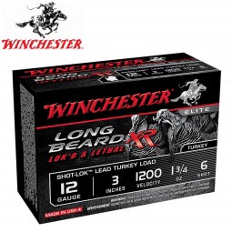 Winchester Longbeard XR 12ga. 3" #6 Shot, 10 round box