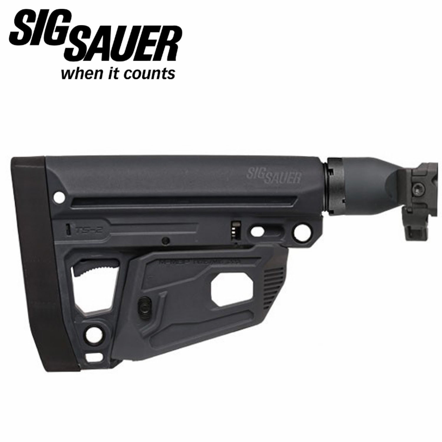 実物 シグ SIG SAUER M4 1913 フォールディング ストック BK - トイガン