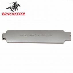 Winchester Model 70 2-Piece Magazine Floor Plate w/Hinge, L/A Super Express Stainless