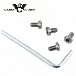 Wilson Combat 1911 Grip Screws, Hex Head, Stainless, Package of 4