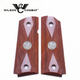 Wilson Combat 1911 Grips, Compact, Cocobolo, Double Diamond