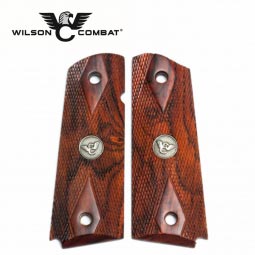 Wilson Combat 1911 Grips, Full Size, Cocobolo, Double Diamond