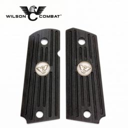 Wilson Combat 1911 Grips, Sentinel, Black G10, Slim Line