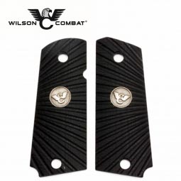 Wilson Combat 1911 Grips, Sentinel, Black G10, Starburst, Slim Line