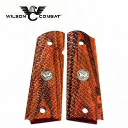 Wilson Combat 1911 Grips, Full Size, Cocobolo, Fully Checkered