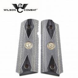 Wilson Combat 1911 Grips, Compact, Diamondwood, Double Diamond