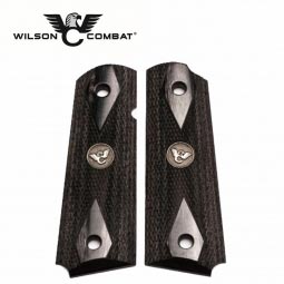 Wilson Combat 1911 Grips, Full Size, Diamondwood, Double Diamond