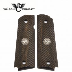 Wilson Combat 1911 Grips, Full Size, Diamondwood, Fully Checkered