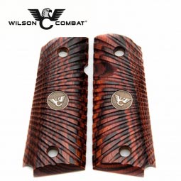 Wilson Combat 1911 Grips, Compact, Cocobolo, Starburst Pattern