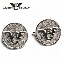 Wilson Combat 1911 Grip Medallion, Sterling Silver, Set of 2