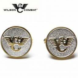 Wilson Combat 1911 Grip Medallion, Two-Tone, Set of 2