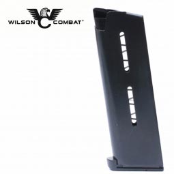 Wilson Combat 1911 Magazine, 45 ACP Compact 7 Round, Lo-Profile Steel Base Pad, Black