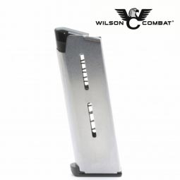 Wilson Combat 1911 Magazine, 45 ACP Compact 7 Round, Lo-Profile Steel Base Pad