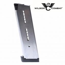 Wilson Combat 1911 Magazine, 45 ACP Full Size 8 Round, Aluminum Base Pad