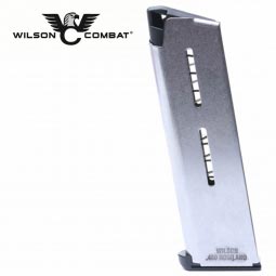 Wilson Combat 1911 Magazine, 460 Rowland Full Size 7 Round, Lo-Profile Steel Base Pad