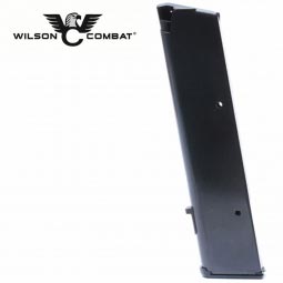 Wilson Combat 1911 Magazine, 45 ACP Full Size 10 Round, Ultra Thin Base Pad, Black