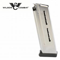 Wilson Combat 1911 Elite Tactical Magazine, 9mm Compact 8 Round, Standard Base Pad