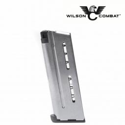 Wilson Combat 1911 Elite Tactical Magazine, 9mm Sentinel 8 Round, Lo-Profile Steel Base Pad