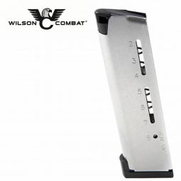 Wilson Combat 1911 Elite Tactical Magazine, 45 ACP HD/+P Full Size 8 Round, Aluminum Base Pad