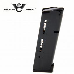 Wilson Combat 1911 Elite Tactical Magazine, 45 ACP HD/+P Full Size 8 Round, Aluminum Base Pad, Black