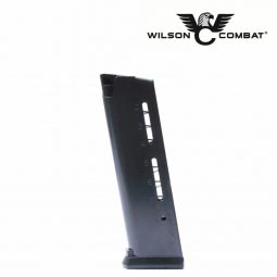 Wilson Combat 1911 Elite Tactical Magazine, 45 ACP Full Size 8 Round, ETM Base Pad, Black