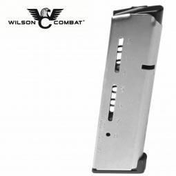 Wilson Combat 1911 Elite Tactical Magazine, 45 ACP HD/+P Full Size 8 Round,Lo-Profile Steel Base Pad