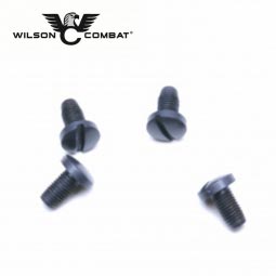 Wilson Combat 1911 Grip Screws, Slot Head, Gray Armor-Tuff, Package of 4