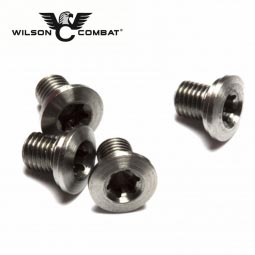 Wilson Combat 1911 Grip Screws, Slim Line, Torx Head, Stainless, Package of 4