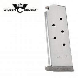 Wilson Combat 1911 Service Magazine Plus, 45 ACP Full Size 7 Round, Stainless