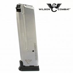 Wilson Combat 1911 ETM-V Vickers Duty Magazine, 9mm Full Size 10 Round, Steel Base Pad