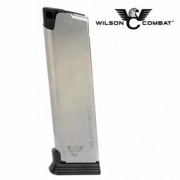 Wilson Combat 1911 ETM-V Vickers Duty Magazine, 45 ACP Full Size 8 Round, Steel Base Pad