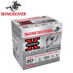 Winchester Xpert Steel 20 Gauge 3" 7/8oz. #4 Shot, 25 Round Box