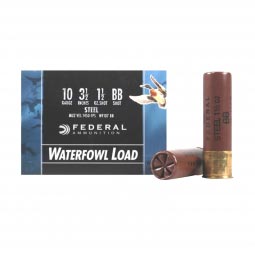 Federal Speed Shok Steel 10Ga. BB Shot 1-1/2oz. 25 Round Box