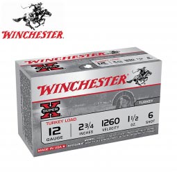 Winchester Super X Turkey 12ga. 2-3/4" #6 Shot, 10 round box