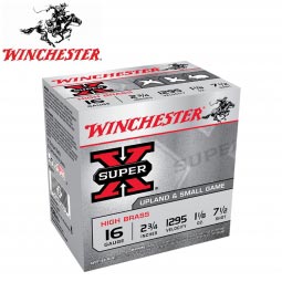 Winchester Super-X High Brass 16 Gauge 2-3/4" 1-1/8oz. #7.5 Shot, 25 Round Box