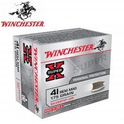 Winchester SuperX 41 Rem Mag 175gr. Silvertip JHP, 20 Round Box