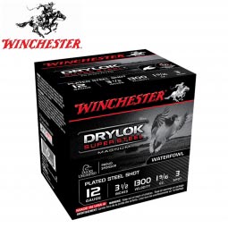 Winchester Drylok Super Steel 12 Gauge 3.5" 1-9/16oz. #3 Shot, 25 Round Box