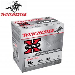 Winchester Super-X 16 Gauge 2-3/4" 1oz. #6 Shot, 25 Round Box